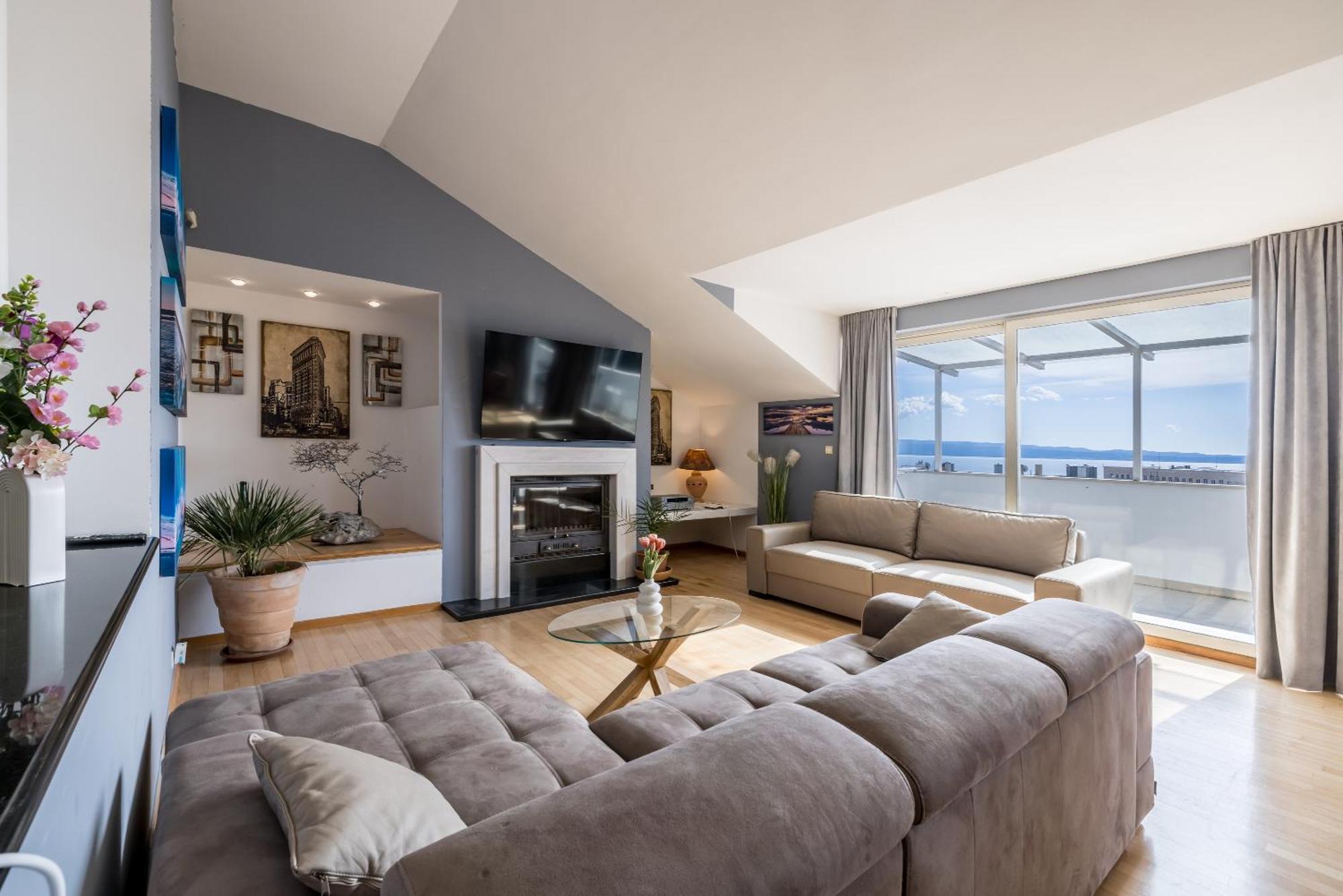 Urban Utopia Penthouse With Private Parking Split Luaran gambar